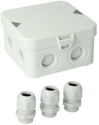 Enzo Attema Kabeldoos Attema AK1 + 3 wartels M20 IP65 4034020