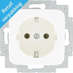 Busch Jaeger WIT inbouw stopcontact RA - 4695500