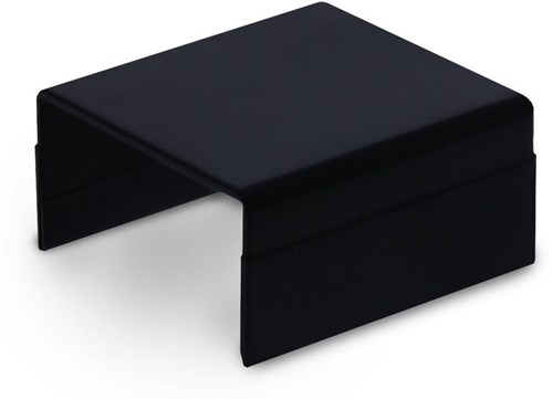 Canalit Systeem25 eindstuk 25x13mm zwart - 4745725