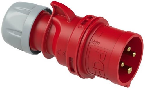 GP cee 4p/32a/400v stekker rood - 6313162