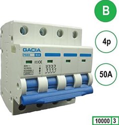 Installatieautomaat 50A B kar 4p GACIA- 4517832