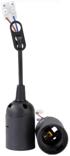 Thorgeon Lamphouder E27 zwart - Verhuisfitting - 6042641