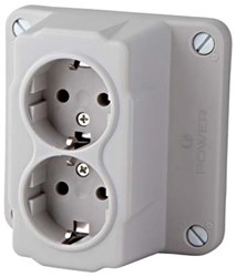 Enzo ABL Deksel kabeldoos uni ABL dubbel wcd - 4047870