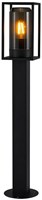 Enzo Paallamp | Griffin E27 zwart smokey IP44 80cm - 4800836