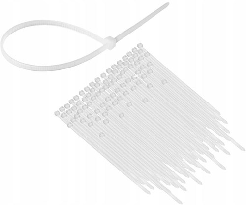 Enzo Orno kabelbundelband 4,8x200mm transparant zak(100) - 4113406 afbeelding 1
