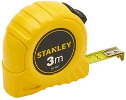Stanley handgereedschap Rolbandmaat 3m - 12,7mm (bulk) - 1-30-487 - 1-30-487