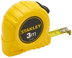 Stanley handgereedschap Rolbandmaat 3m - 12,7mm (bulk) - 1-30-487