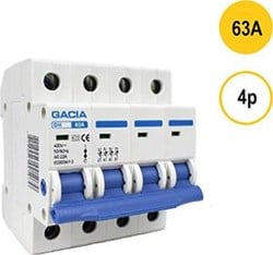 Enzo Gacia Hoofdschakelaar 63A. 4p GACIA - 4517775