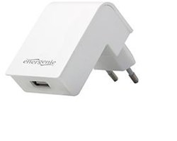Enzo USB lader haaks wit 2100mA - 9540302