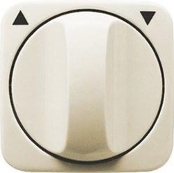 Busch Jaeger CREME afdekplaat + knop draaischakelaar - 4692060