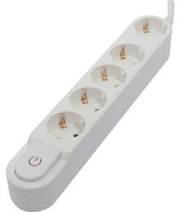 Enzo chacon design tcd ra 5v/3m 3x1,5qmm schakelaar wit - 6872810 afbeelding