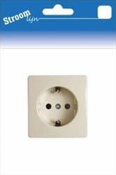 Stroomlijn  Opbouw stopcontact RA PEHA enkel creme - 6678980