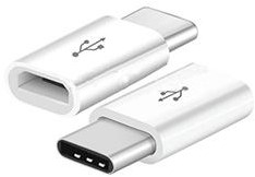 V-TAC USB-C naar micro USB adapter wit - 9520110