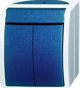 Busch Jaeger swd opbouw serie schakelaar blauw - 4696040 afbeelding