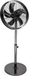 Statiefventilator 40cm draaiend 50W zilver - 8652585