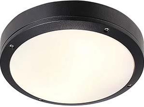Nordlux Plafonniere Desi 2xE27 zwart IP44 28cm - 4802999