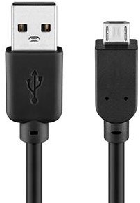 Goobay USB-micro laadkabel 3m zwart - 9550360