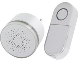 DiO Draadloze deurbel set Plug-in design mini 150m - 6960404