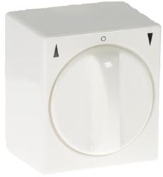 Opbouw jaloezie-draaischakelaar wit - 4660110