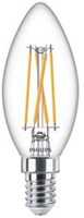 Philips LED filament kaars 4.5-40W E14 827 B35 helder LED3715