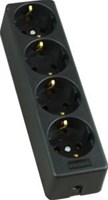 Enzo Tafelcontactdoos RA 4V langwerp.ZWART PQ 6871930