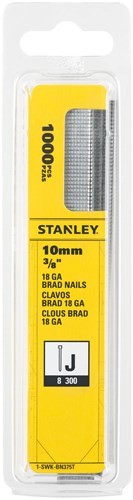 Stanley handgereedschap Nagels 10mm | Type J | 1000 Stuks - 1-SWK-BN375T-3