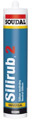 Soudal Silirub 2 | Siliconenkit | Lichtbruin | 300 ml - 102419