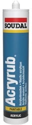 Soudal Acryrub | Acrylaatkit | Grijs | 310 ml - 102598