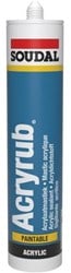 Soudal Acryrub | Acrylaatkit | Teak | 310 ml - 102599