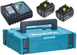 Makita Accessoires Makita Power Source-Kit 197624-2, 2x BL1850B + DC18RC - 197624-2