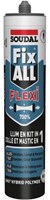 Soudal Fix - All Flexi | Lijm- en voegkit | Grijs | 290 ml - 105030