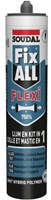 Soudal Fix - All Flexi | Lijm- en voegkit | Zwart | 290 ml - 105031