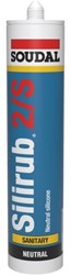 Soudal Silirub 2S | Sanitairkit | Transparant Grijs | 300 ml  - 105758