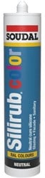 Soudal Silirub  Color | Siliconenkit | Staalblauw Ral 5011 | 300 ml - 105829
