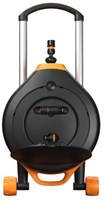 Fiskars Automatische Slanghaspel XL met Wielen | incl. 20 m Tuinslang – 1067548-2