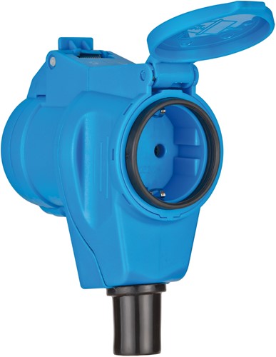Brennenstuhl CEE-haakse koppeling 230V/16A IP44 - 1x 230V/16A, 1x 230V CEE 16A 3-polig - 1080980