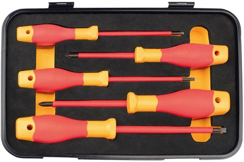 Brüder Mannesmann VDE Schroevendraaierset 5 dlg (Hobby) - 11221
