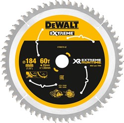 DeWalt Accessoires | Cirkelzaagblad extreme | 184x20x60t - DT99579-QZ