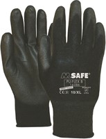 M-Safe Pu-Flex Werkhandschoen B 14-086 Zwart, M - 11408608 - 11408608