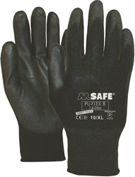 Enzo Pu-Flex Werkhandschoen B 14-086 Zwart, Xxl - 11408611 - 11408611
