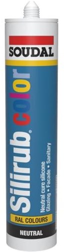Soudal Silirub Color | Siliconenkit | Chocoladebruin Ral 8017 | 300 ml - 114750