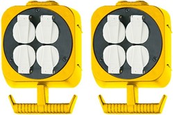 Brennenstuhl Hangende stroomverdeler 2x4 230V / 16A | 1151760 - 1151760