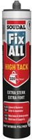 Soudal Fix - All "High-Tack" | Lijmkit | Alu Grijs | 290 ml - 115559