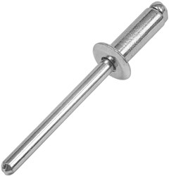 Gesipa Blindklinknagel | klinknagelschacht d x l 3 x 8 mm | staal / staal | 500 stuks - 1433552 1433552