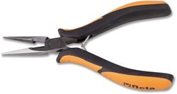Beta Tang met halfronde lange gegroefde bekken. Twee componenten handgreep 1177BM/Z - 011770113