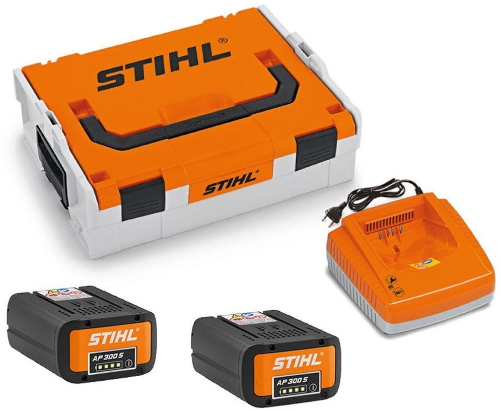 Stihl BatteryBox 2x Accu AP 300 S + 1x AL 500 Snellader 48502000034