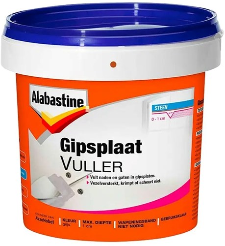 Alabastine Gipsplaat Vuller Rm 1L - 5095978