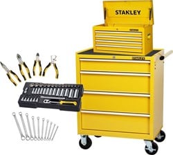 Stanley Gereedschapswagen | Gevuld | Geel -STMT77667-1