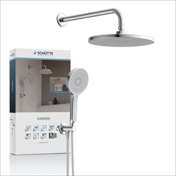Schutte KARIBIK Complete doucheset | Chroom/lichtgrijs – 60400