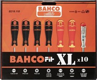 Bahco Schroevendraaierset | 10-delig | B219.110 - Gleuf PH2, PZ2, T10, T15, T20, VDE Gleuf, VDE PZ1, tester
